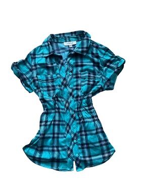 Y2K My Style plaid button-down